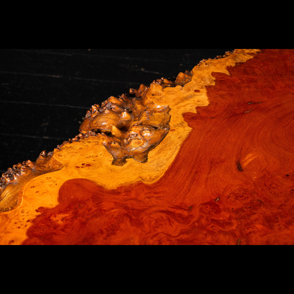 花梨瘤の座卓 C0643