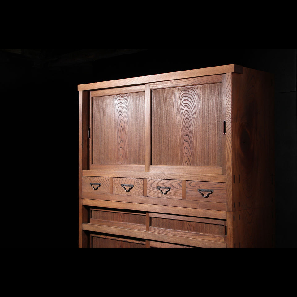 欅の水屋箪笥 C1210