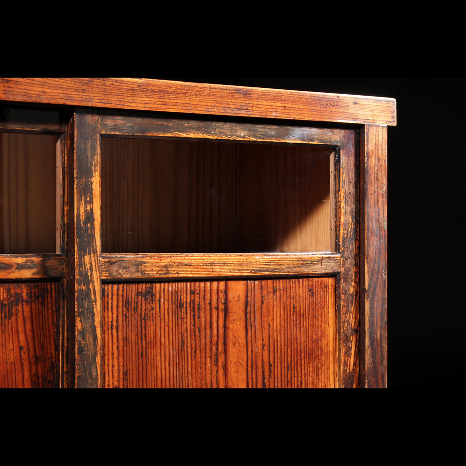 けやきと杉の茶箪笥 B0967