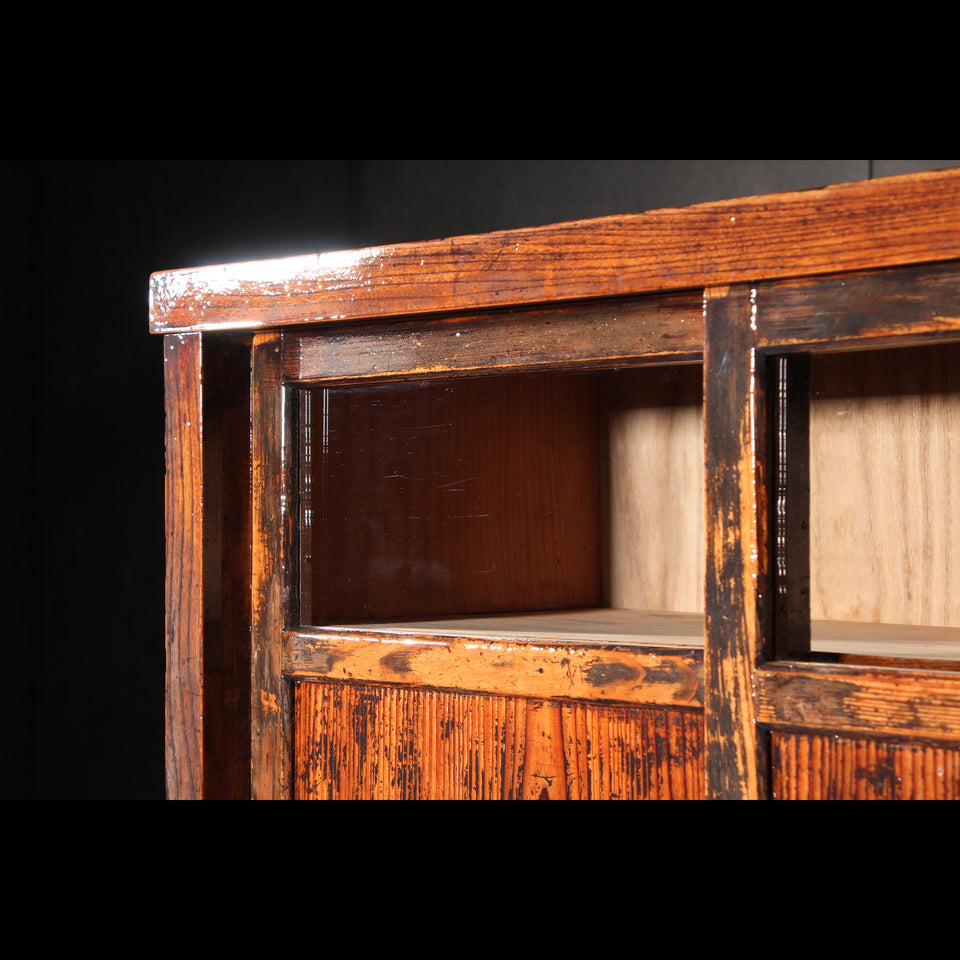 けやきと杉の茶箪笥 B0967