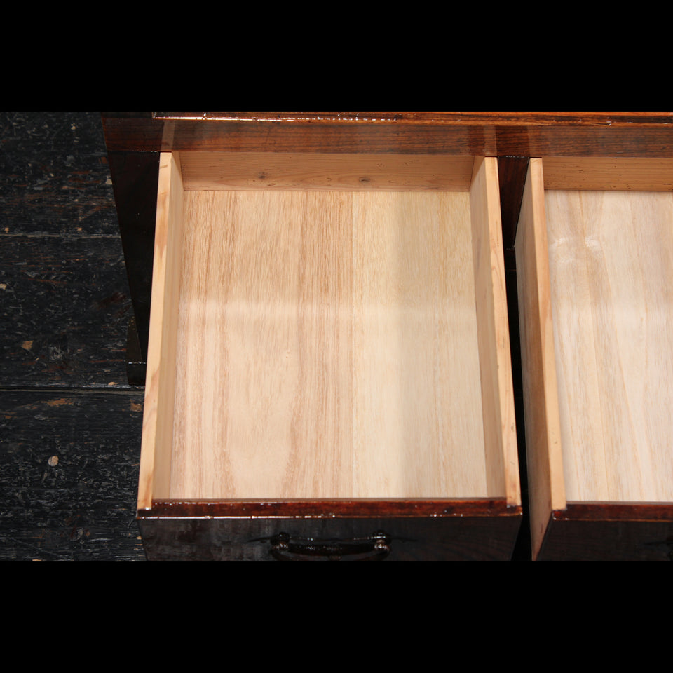 けやきと杉の茶箪笥 B0967