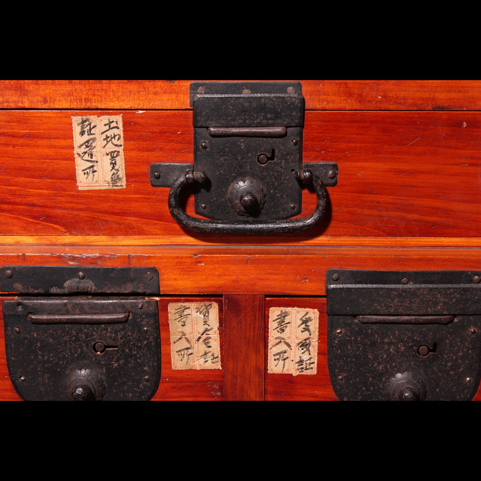前欅の帳場箪笥 B0288