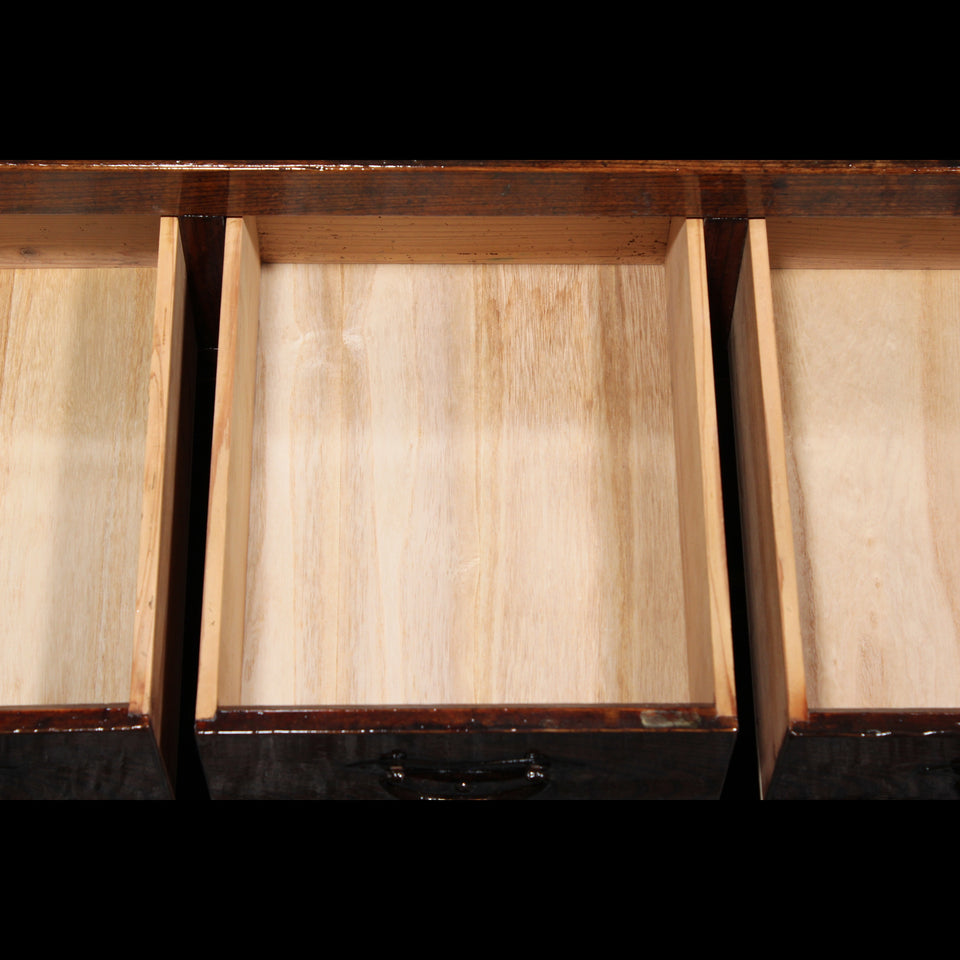 けやきと杉の茶箪笥 B0967