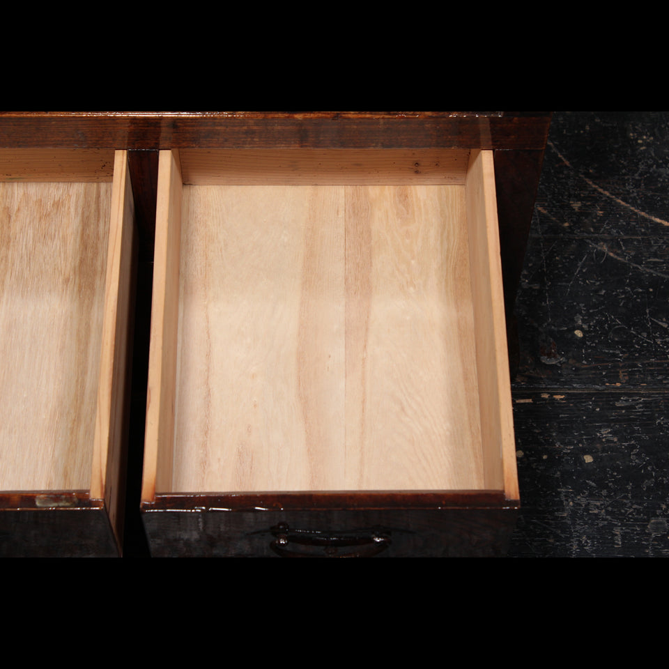 けやきと杉の茶箪笥 B0967