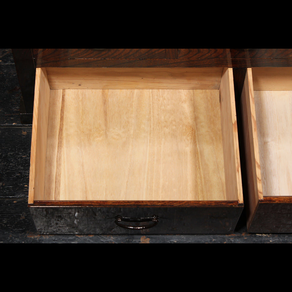 けやきと杉の茶箪笥 B0967