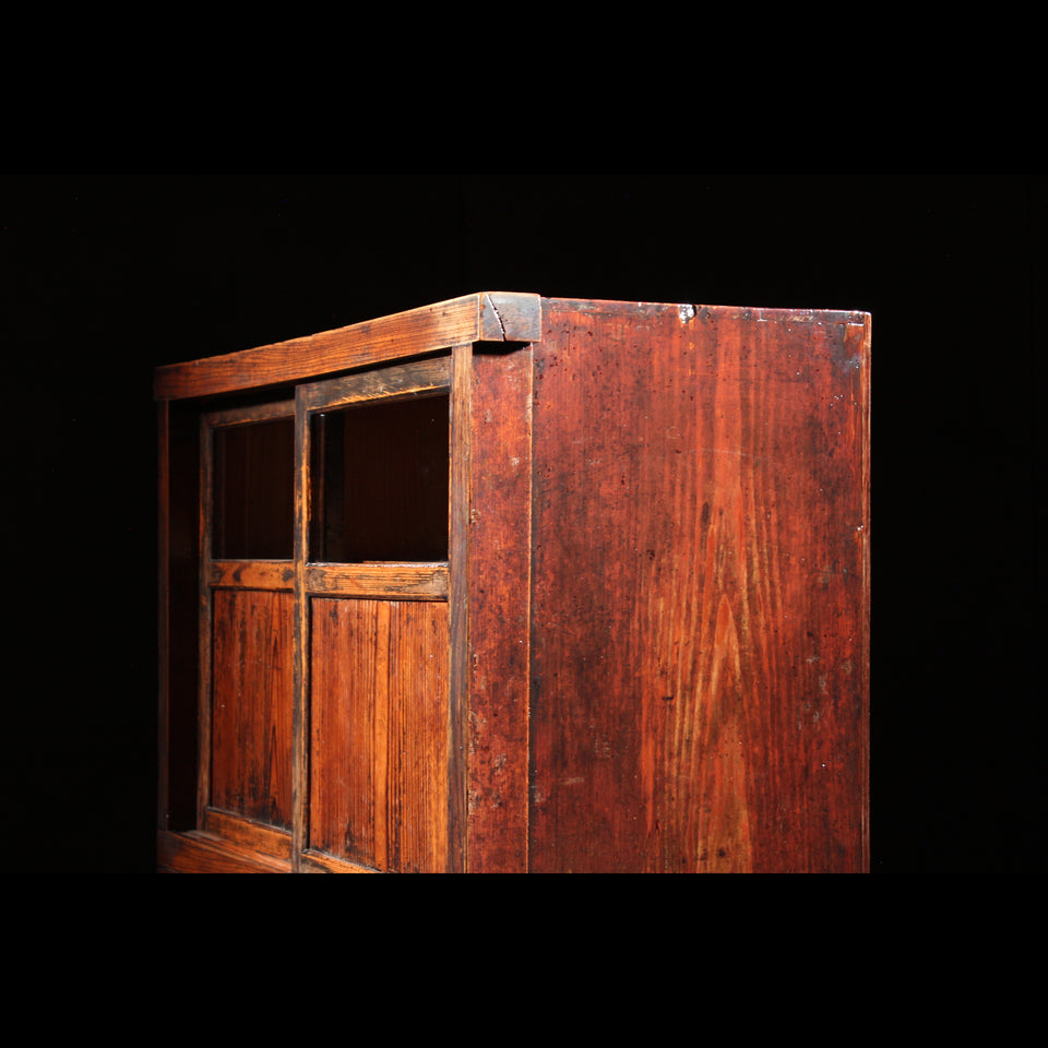 けやきと杉の茶箪笥 B0967