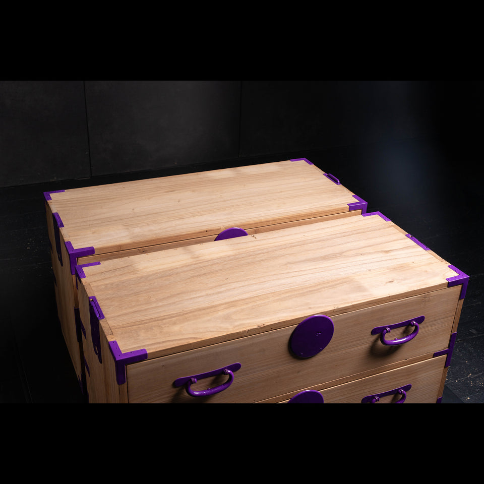 菖蒲金具の重ね箪笥 B0483