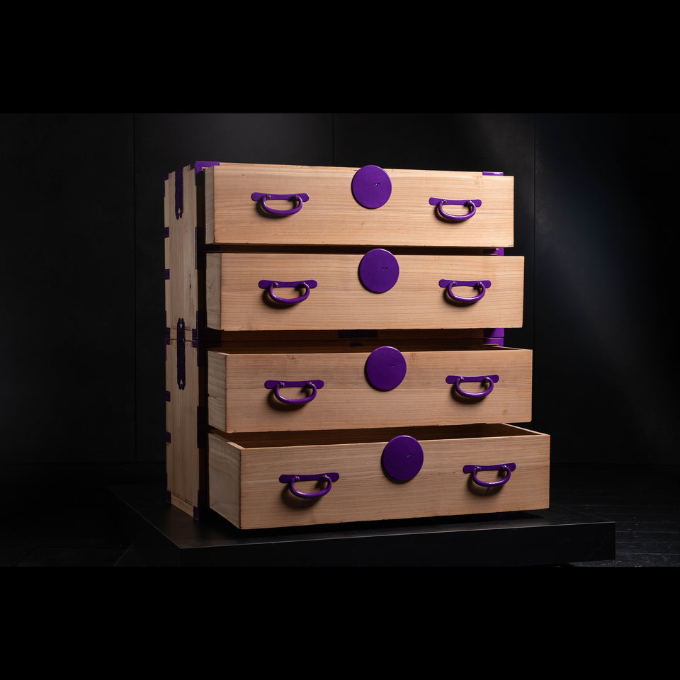 菖蒲金具の重ね箪笥 B0483