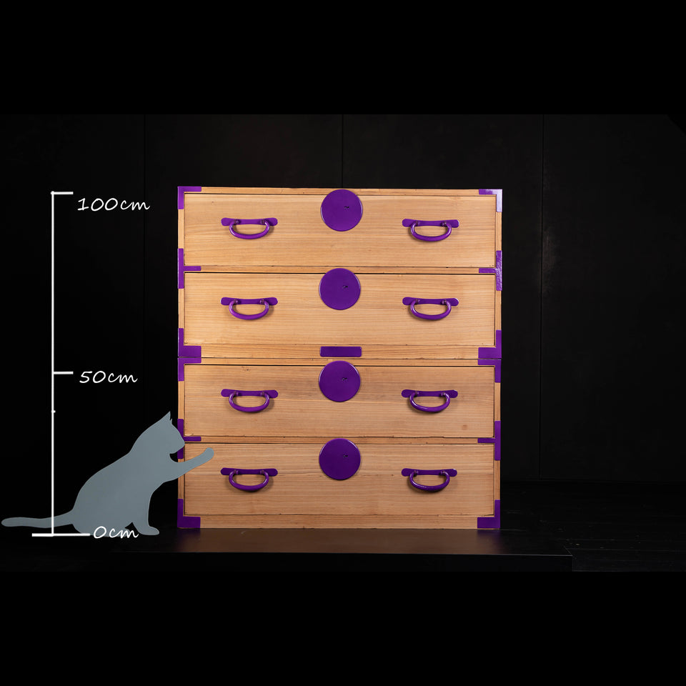 菖蒲金具の重ね箪笥 B0483