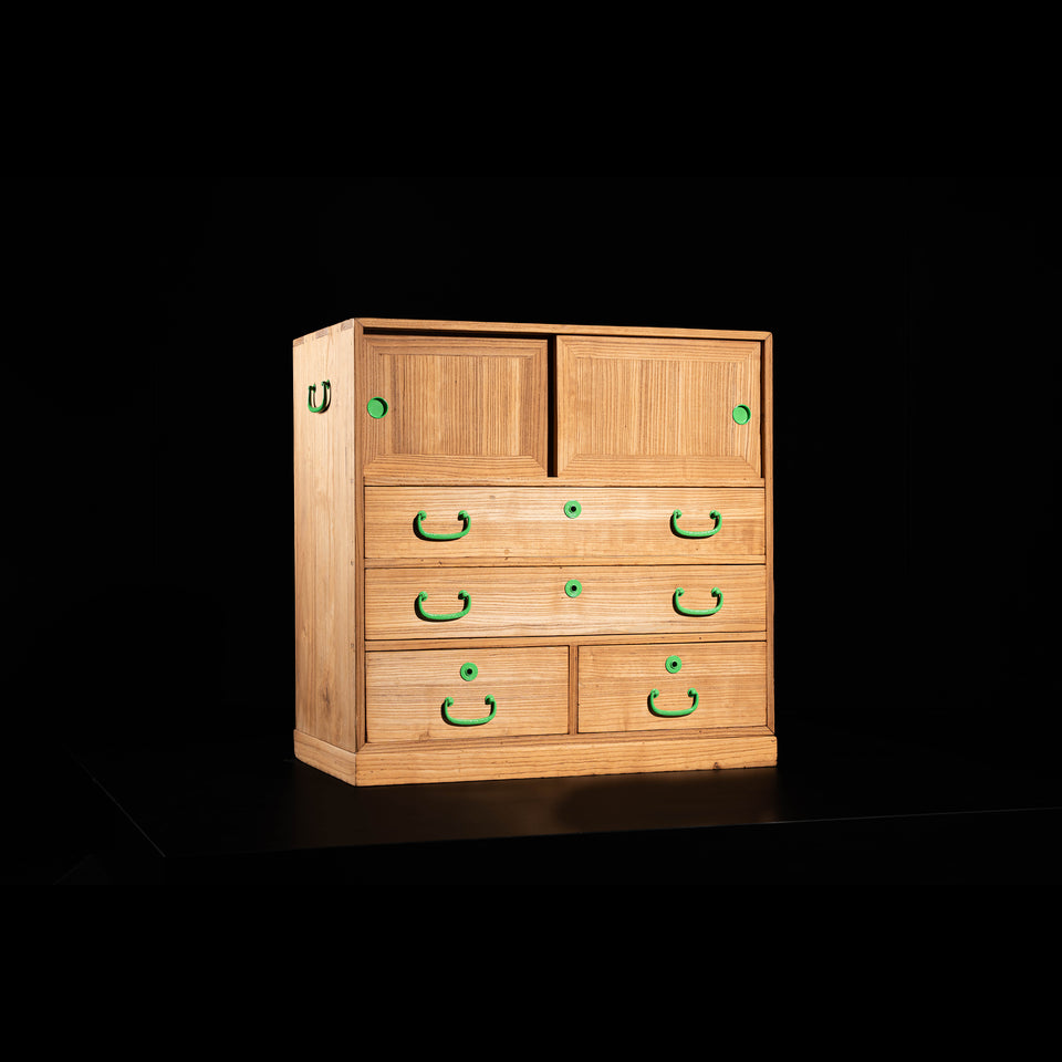 萌黄金具の小箪笥 G0268