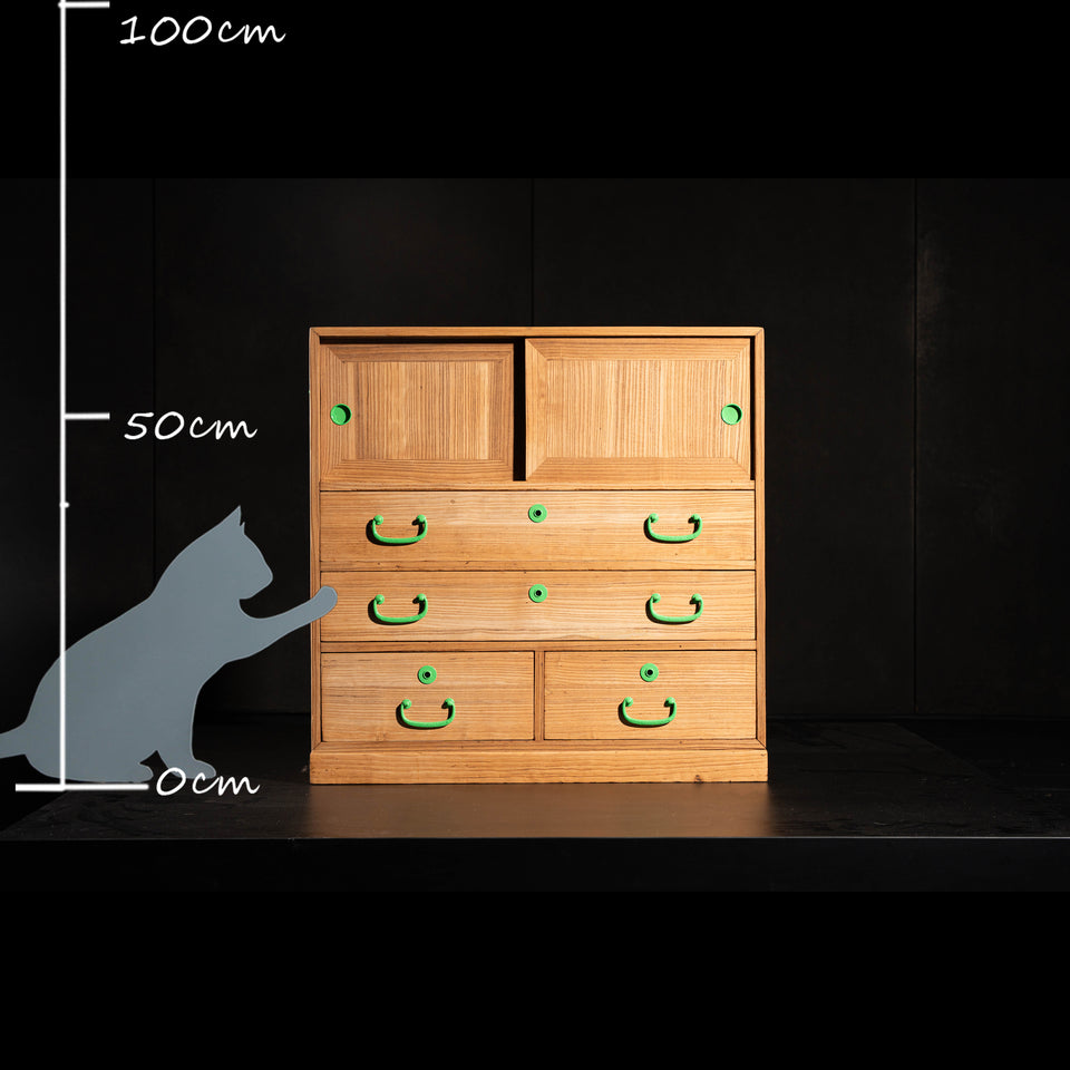 萌黄金具の小箪笥 G0268