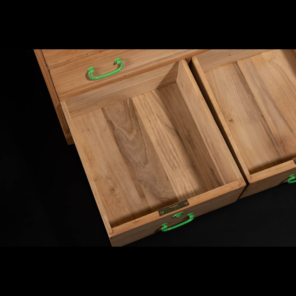 萌黄金具の小箪笥 G0268