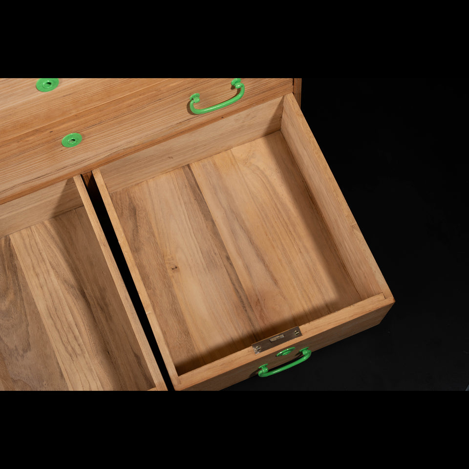 萌黄金具の小箪笥 G0268