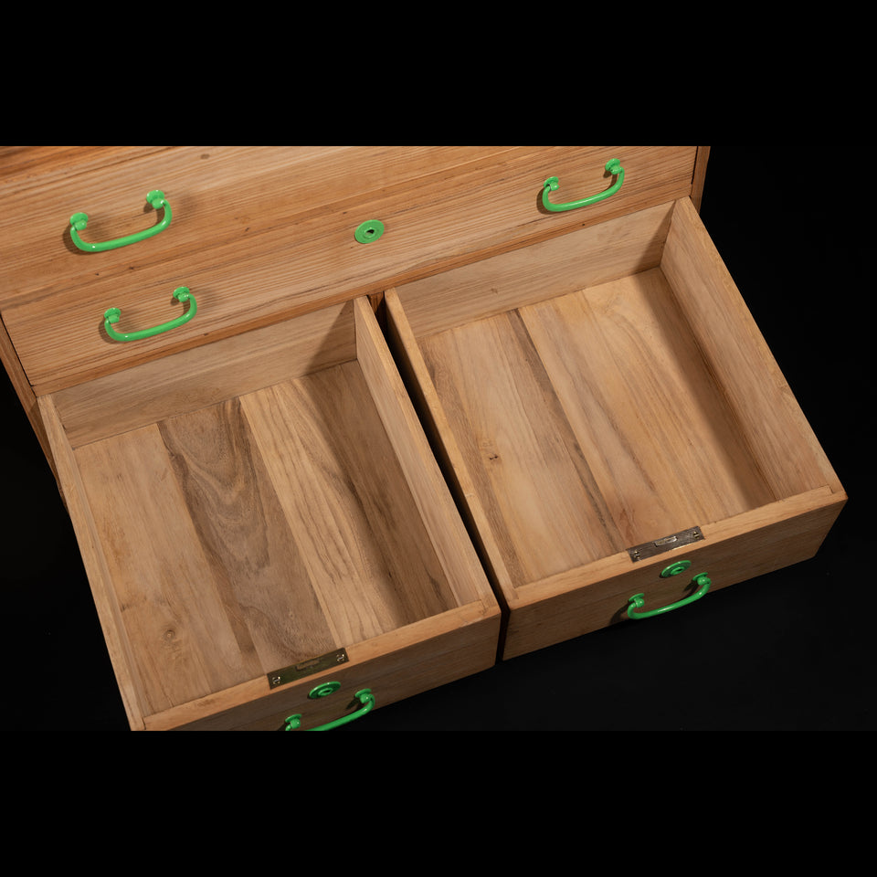 萌黄金具の小箪笥 G0268